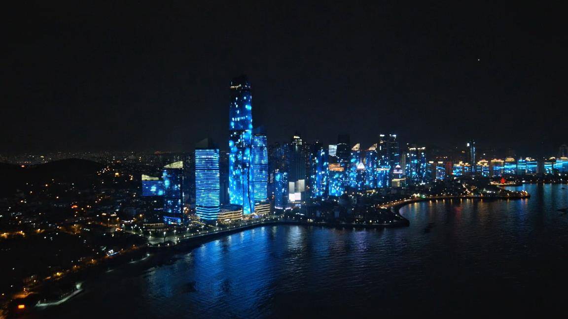 广州vs海南夜景直播视频，两座城的夜，隔着屏幕都能闻出味儿